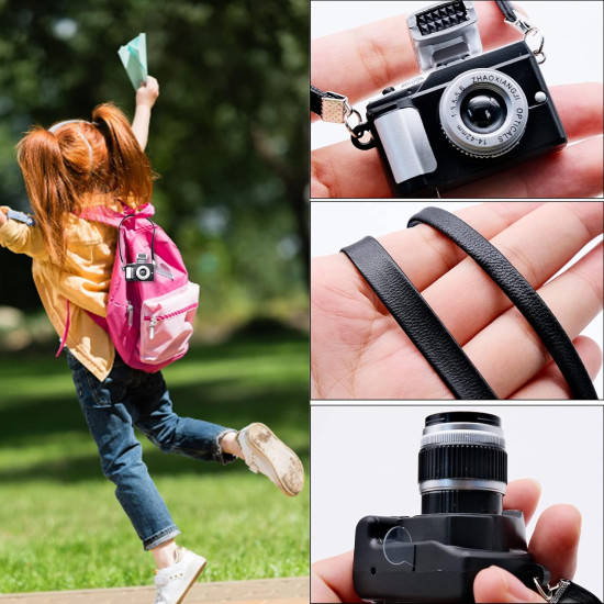 4 Pcs Miniature Camera 1:4 Scale Mini SLR Camera Prop Mini Camera Ornament Vintage Camera Model Digital SLR Camera Mini Decoration Accessories Photography Props