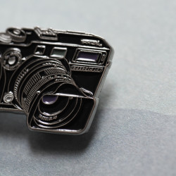 Hasselblad Xpan fiml camera pin vintage camera metal badge