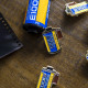 Kodak E100 film pin vintage camera metal badge