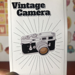 Leica M3 film camera sticker vintage sticker