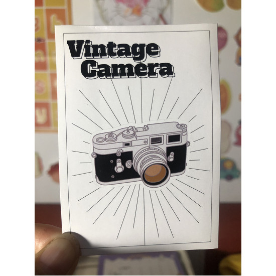 Leica M3 film camera sticker vintage sticker