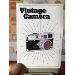 Leica M6 film camera sticker vintage sticker